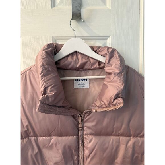 Old Navy Lavender Blush Puffer Vest sz 2X EUC - Picture 3 of 9
